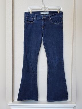 Abercrombie & Fitch Dark Blue Flare Madison Jeans.  Size 28x31